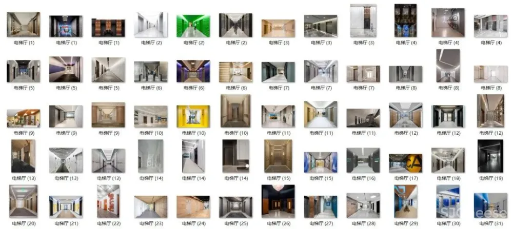 你那也叫电梯厅？要做出高逼格电梯厅，这套合集必须要有！