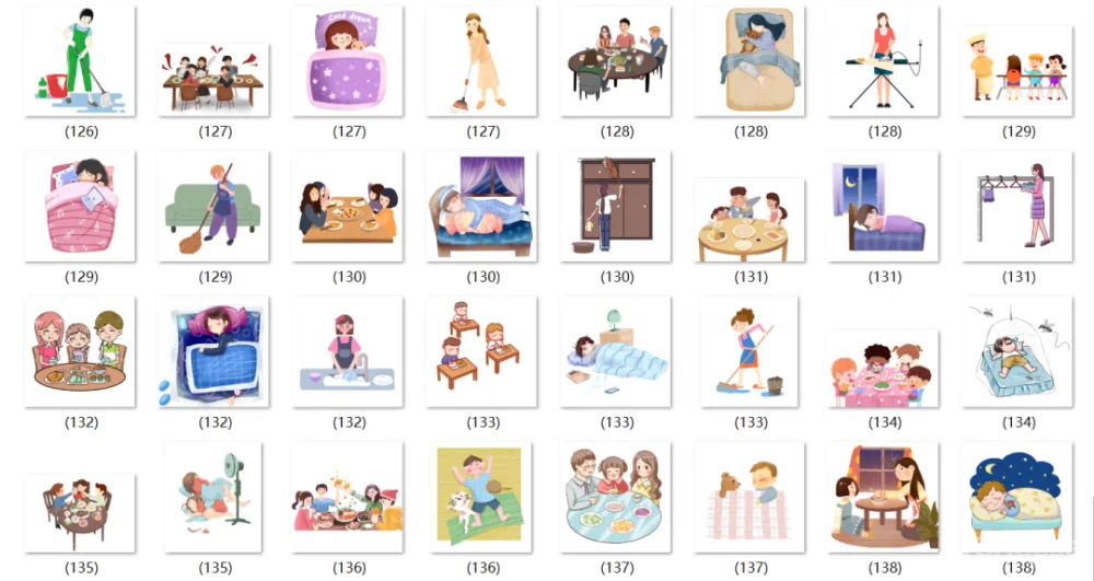 网红卡通风格高颜值PSD彩平图+彩平素材集+视频教程丨PSD+JPG丨1.1G