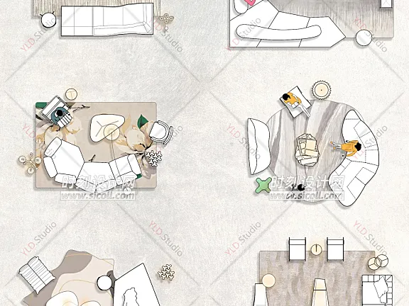 2023网红cad家具图库图块模块室内极简意大利风格沙发组合桌椅卫浴