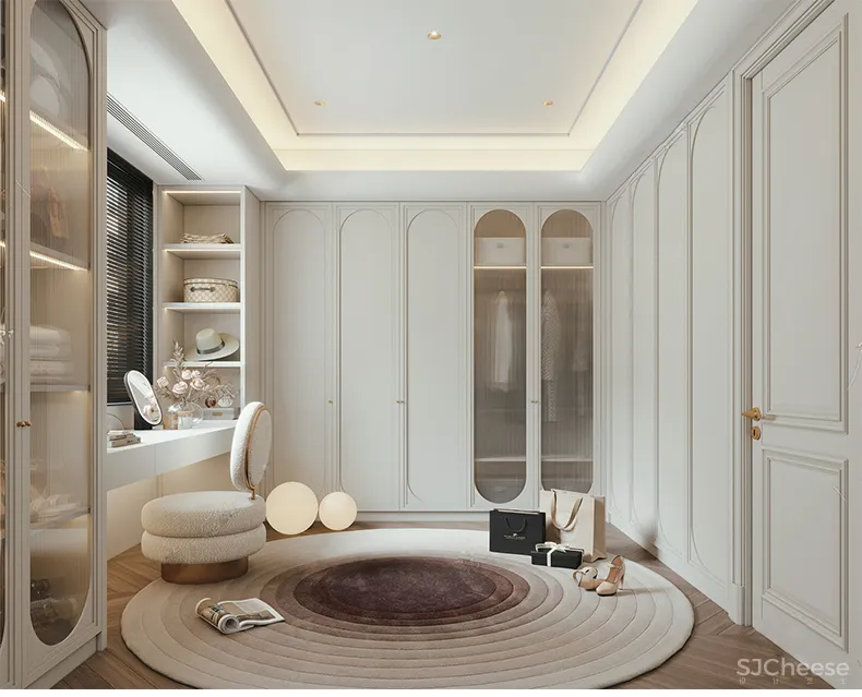 110套网红奶油风SU家装草图模型,客餐厅/厨房/卫生间/卧室/书房丨SKP格式丨20G