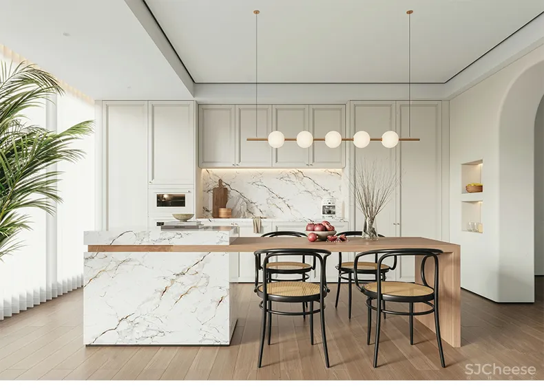 110套网红奶油风SU家装草图模型,客餐厅/厨房/卫生间/卧室/书房丨SKP格式丨20G