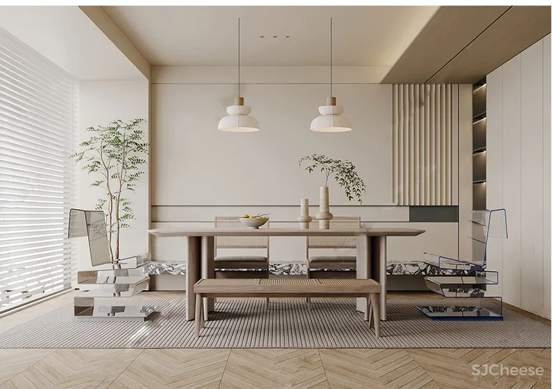 110套网红奶油风SU家装草图模型,客餐厅/厨房/卫生间/卧室/书房丨SKP格式丨20G