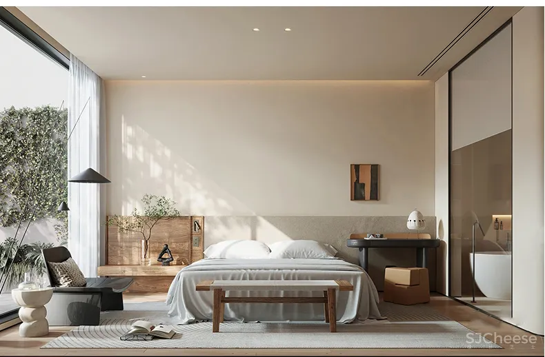 110套网红奶油风SU家装草图模型,客餐厅/厨房/卫生间/卧室/书房丨SKP格式丨20G