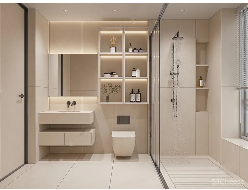 110套网红奶油风SU家装草图模型,客餐厅/厨房/卫生间/卧室/书房丨SKP格式丨20G