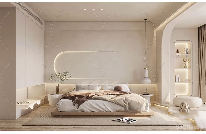 110套网红奶油风SU家装草图模型,客餐厅/厨房/卫生间/卧室/书房丨SKP格式丨20G