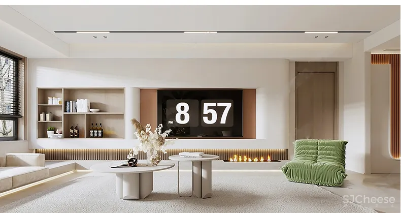 110套网红奶油风SU家装草图模型,客餐厅/厨房/卫生间/卧室/书房丨SKP格式丨20G