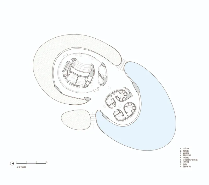 MAD在海口设计的「云洞图书馆」建成!室内外混凝土整体浇筑一次成型!
