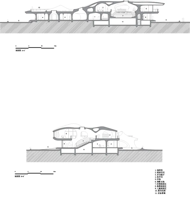 MAD在海口设计的「云洞图书馆」建成!室内外混凝土整体浇筑一次成型!