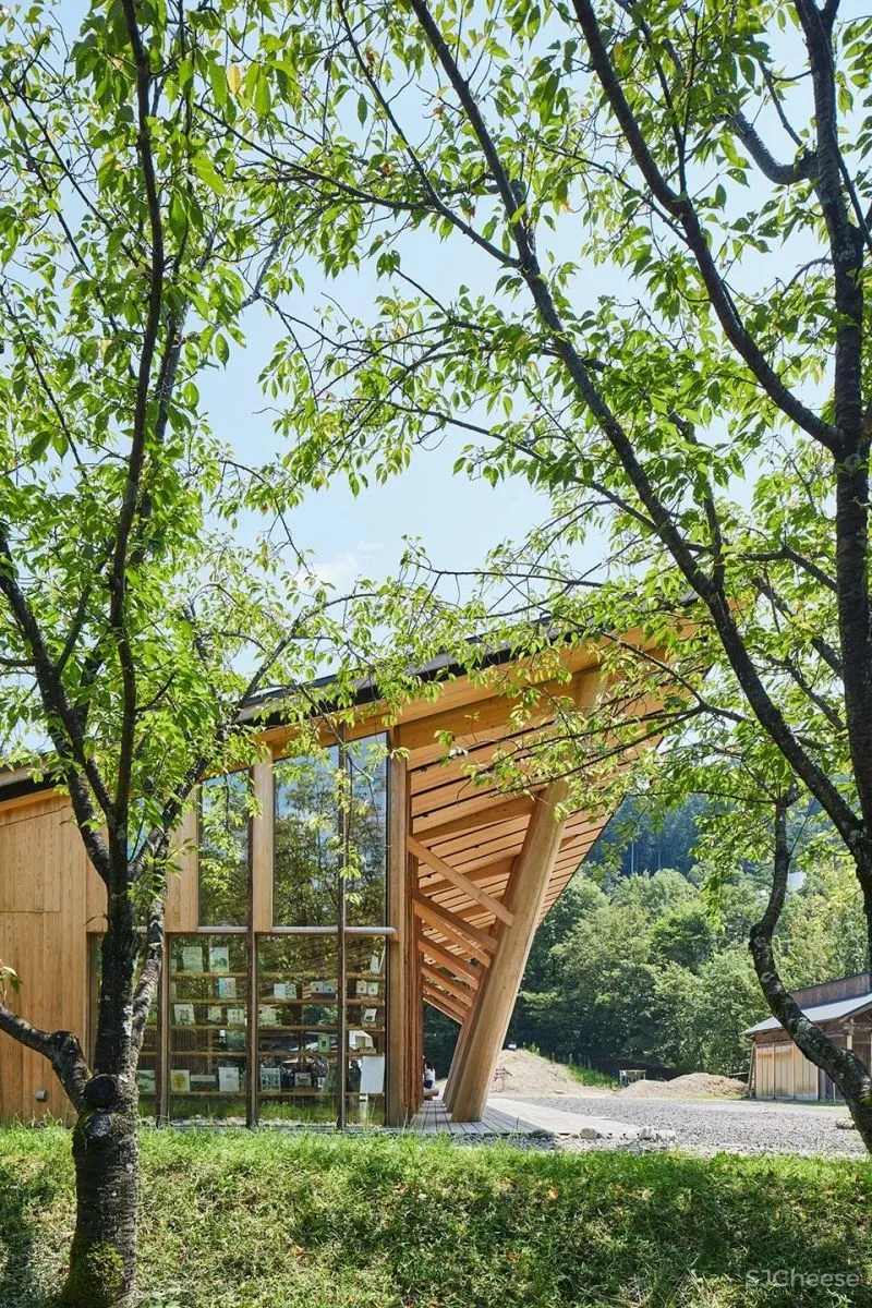 隈研吾事务所新作 林业学院的工作坊 morinos教学展亭