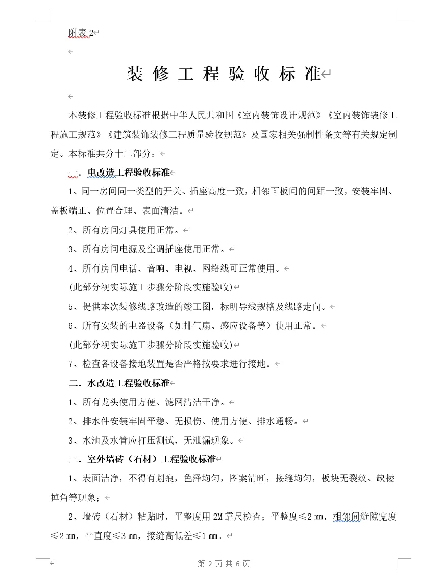 装修公司工程验收竣工报告报价施工进度计划考勤登记常用表格丨XLS、WORD丨大小：5.12M