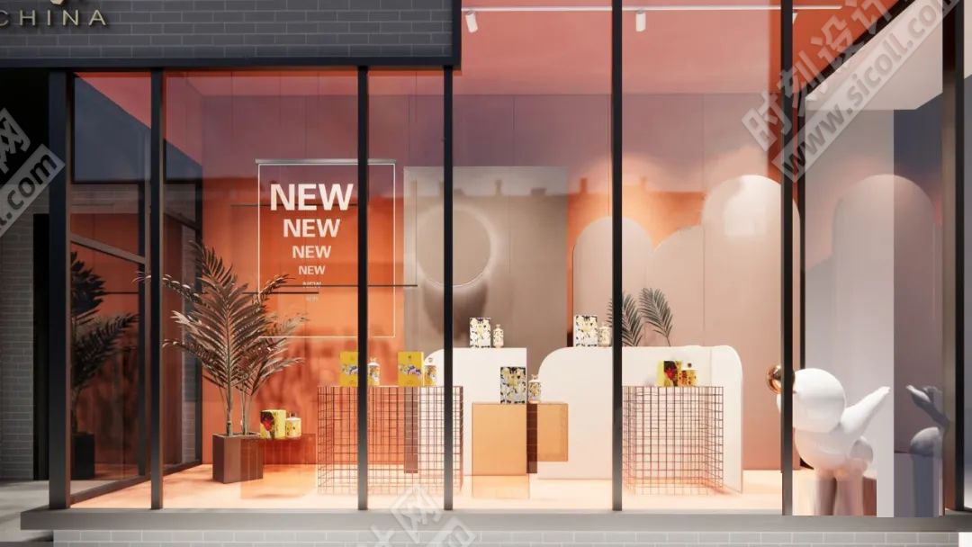 网红风现代橱窗SU模型丨 SKP+JPG丨2.06G