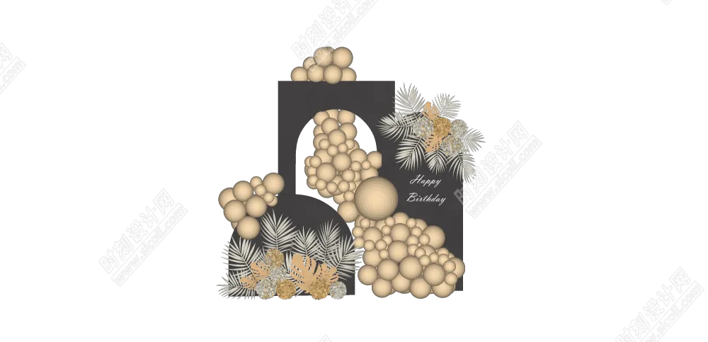 网红风现代橱窗SU模型丨 SKP+JPG丨2.06G