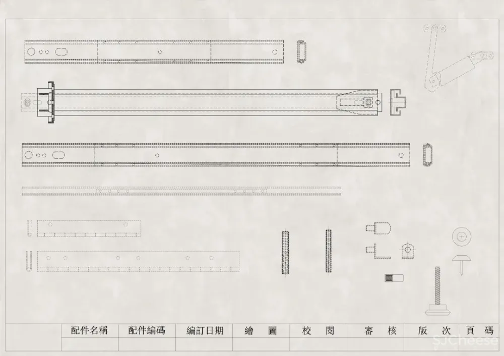 2023年家具五金CAD设计图库丨DWG丨5.28M