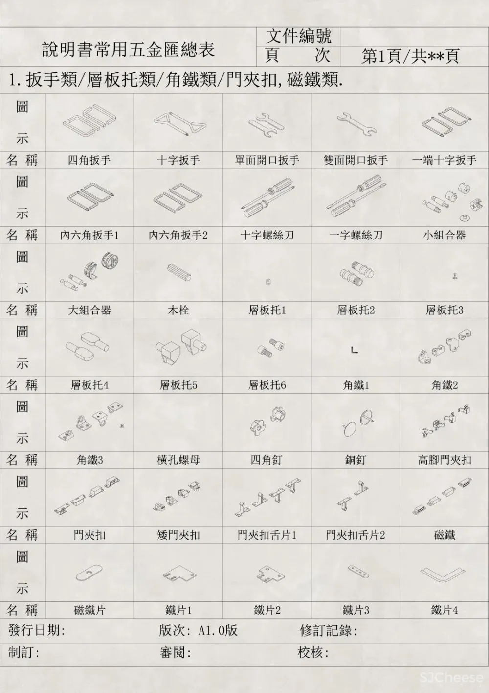 2023年家具五金CAD设计图库丨DWG丨5.28M