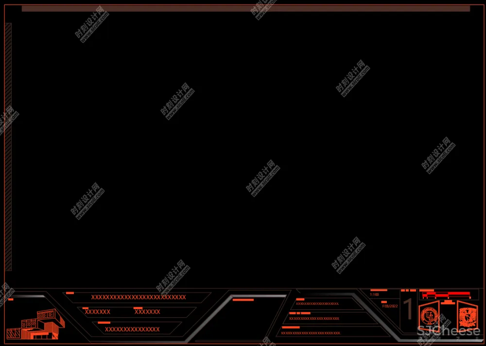 42套国外创意CAD图框丨DWG丨2.86M