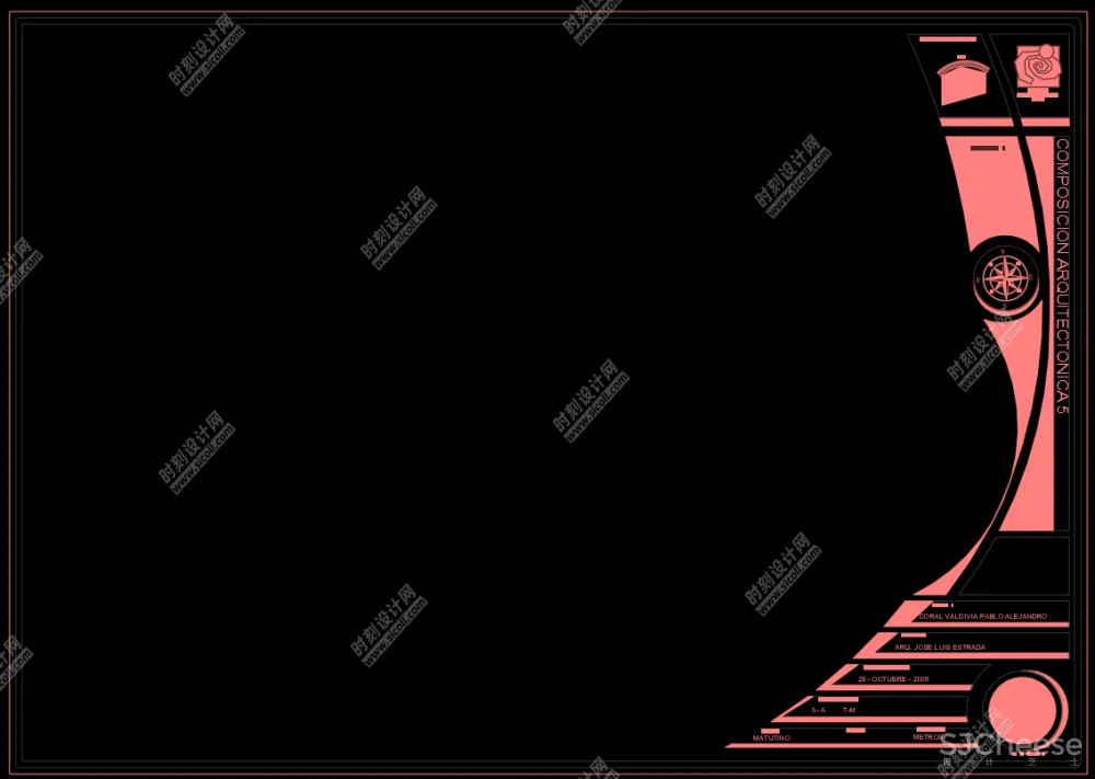 42套国外创意CAD图框丨DWG丨2.86M