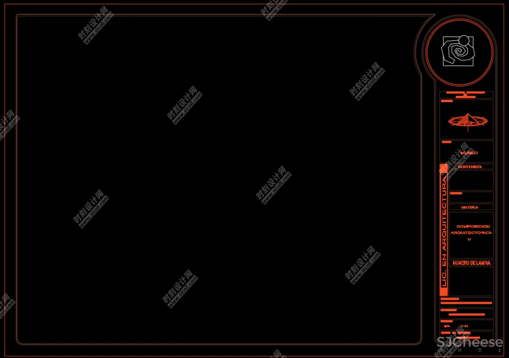 42套国外创意CAD图框丨DWG丨2.86M