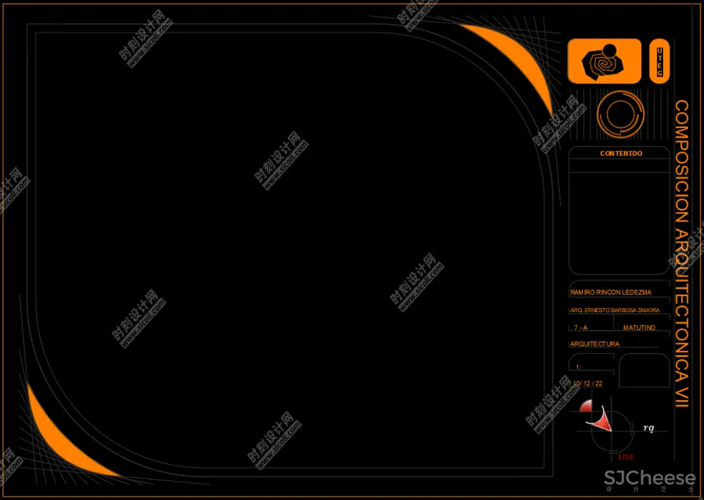 42套国外创意CAD图框丨DWG丨2.86M