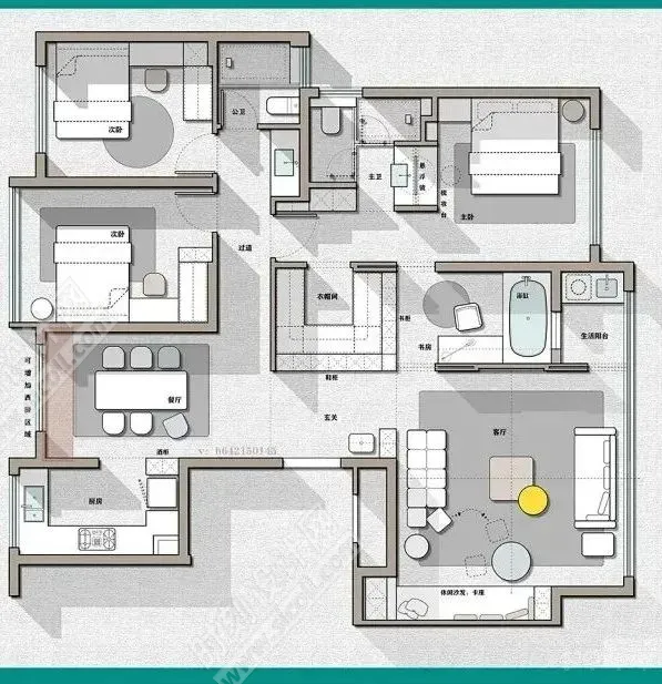 2023年70套户型优化的平面方案合辑丨CAD+PSD+JPG丨8.45GB