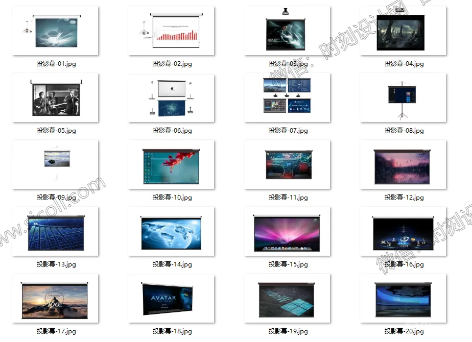 41个投影仪投影幕支架SU草图大师模型合集爱普森索尼松下丨SKP格式丨280M