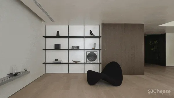 梧桐树下的420平米复式公寓 - 八荒设计