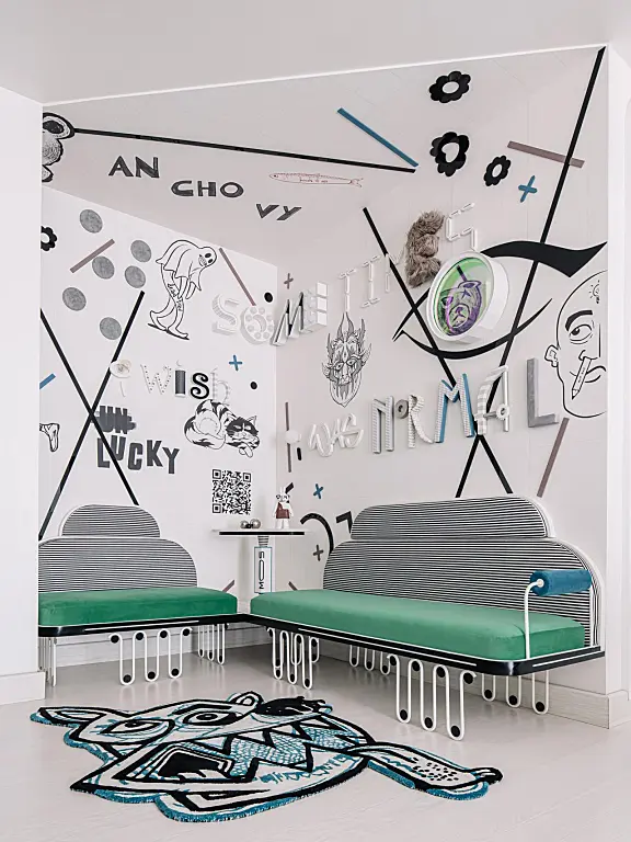 罪恶之城:在班加罗尔的一个受陌生事物启发的室内设计工作室,由Multitude of sins设计。