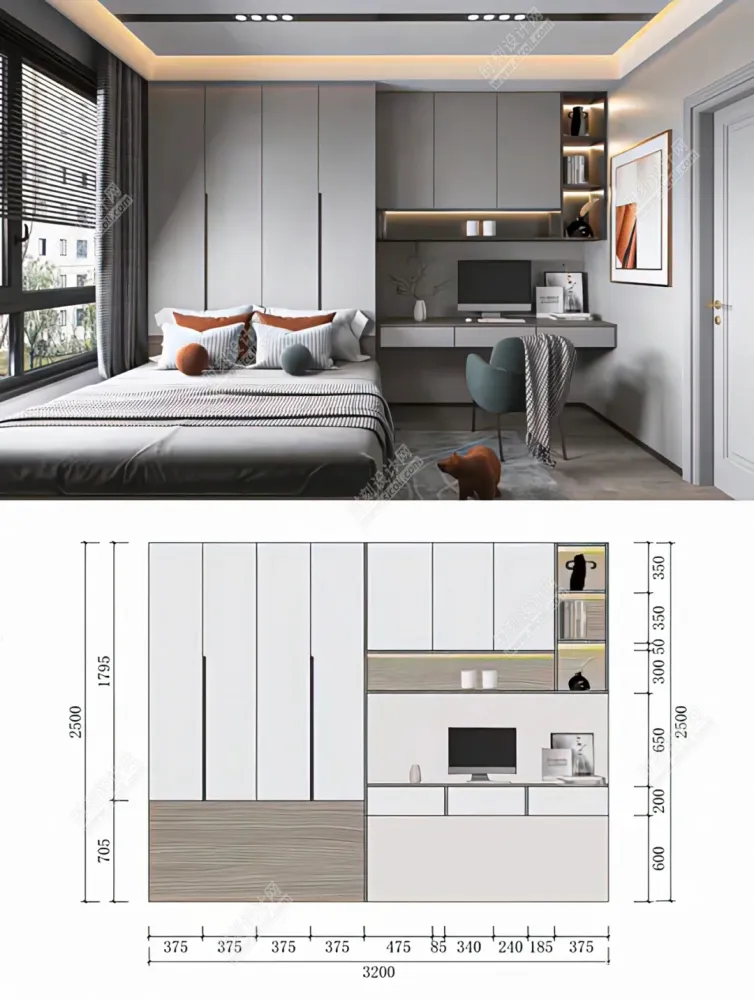 2023流行背景墙设计效果图+背景墙尺寸材料标注丨JPG丨1.25G