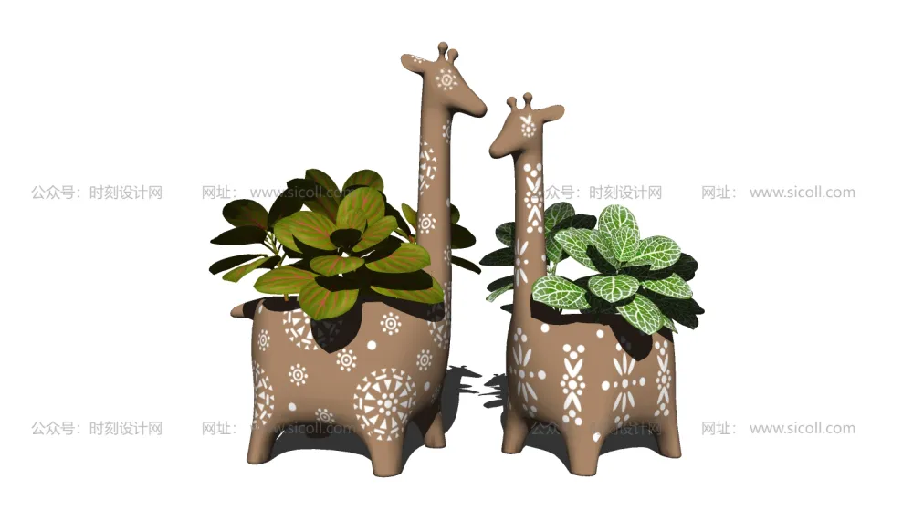 74个多肉植物模型丨绿植盆栽室内多肉水晶球花盆SU模型合集丨SU+JPG丨910MB