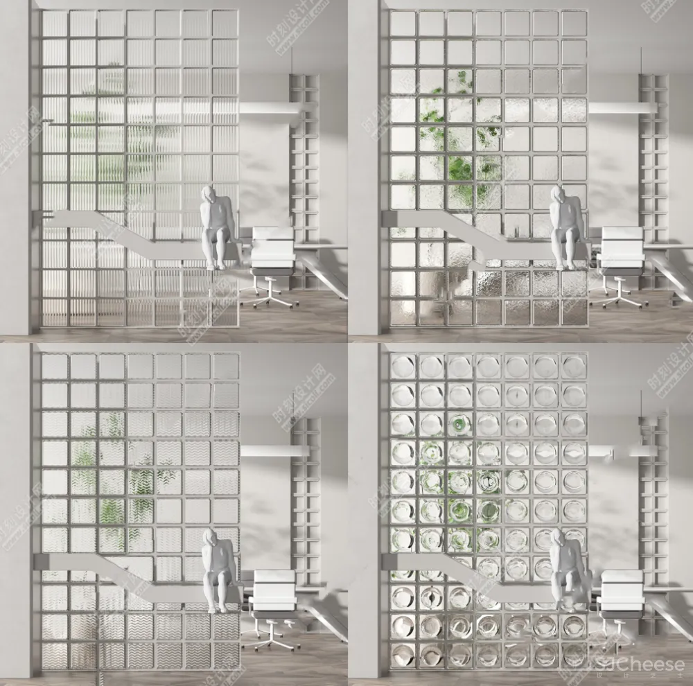 2023玻璃砖模型合集丨SU+3DMAX丨3.65G