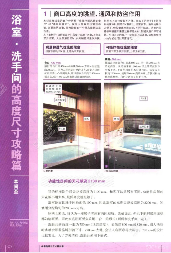 现代住宅室内设计家庭空间高度尺寸剖析书家具室内装潢攻略丨JPG丨35.4M