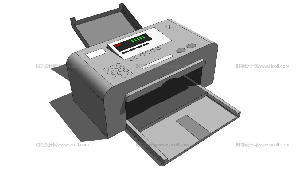 打印机饮水机SU模型合集丨60个丨办公家用小型大型立式台式打印机饮水机丨SKP格式丨285M