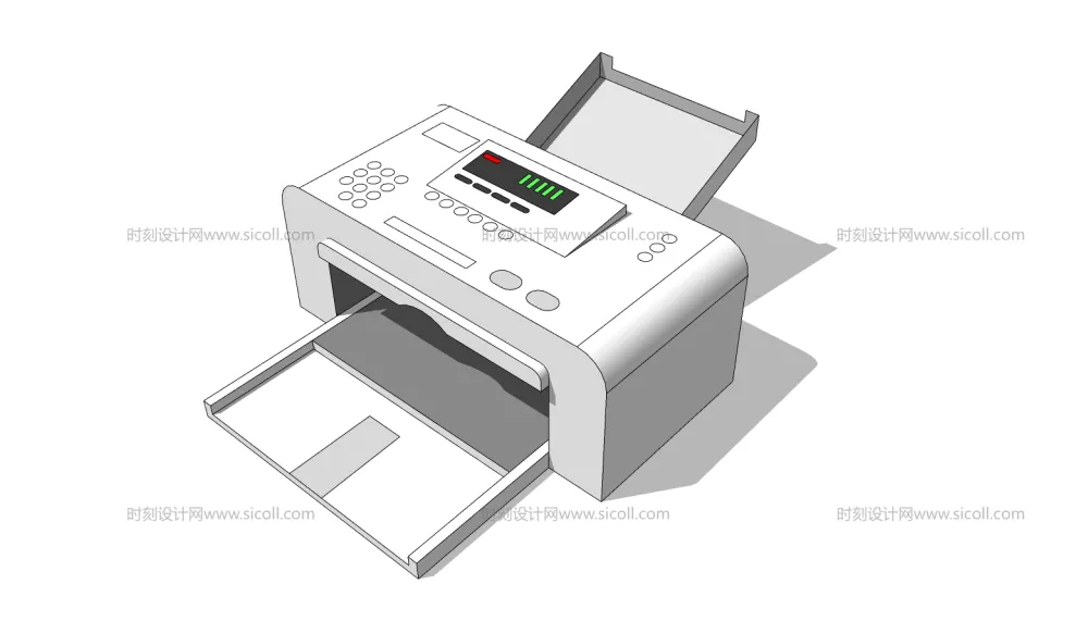 打印机饮水机SU模型合集丨60个丨办公家用小型大型立式台式打印机饮水机丨SKP格式丨285M