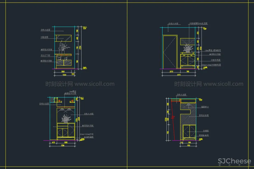 500款鞋柜&玄关柜CAD节点合集丨DWG格式丨39.4M