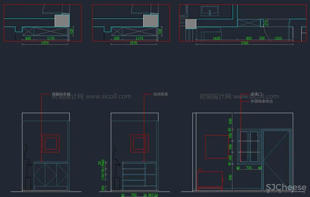 500款鞋柜&玄关柜CAD节点合集丨DWG格式丨39.4M