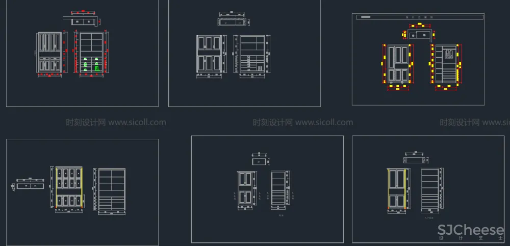 500款鞋柜&玄关柜CAD节点合集丨DWG格式丨39.4M