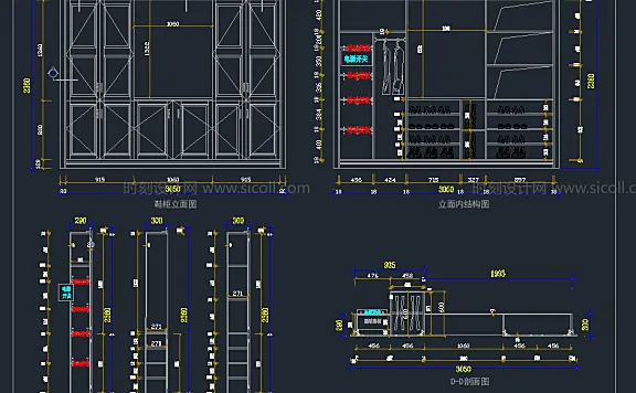 500款鞋柜＆玄关柜CAD节点合集丨DWG格式丨39.4M