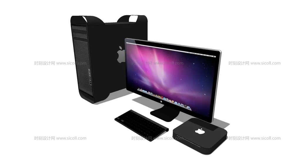 105个电脑电视SU草图大师模型丨SKP+JPG丨360M