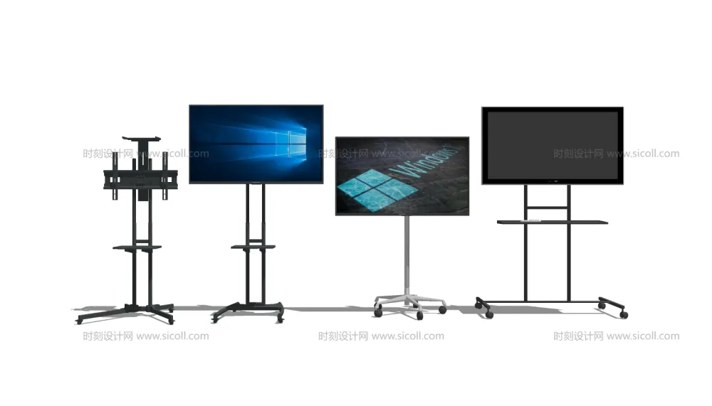 105个电脑电视SU草图大师模型丨SKP+JPG丨360M