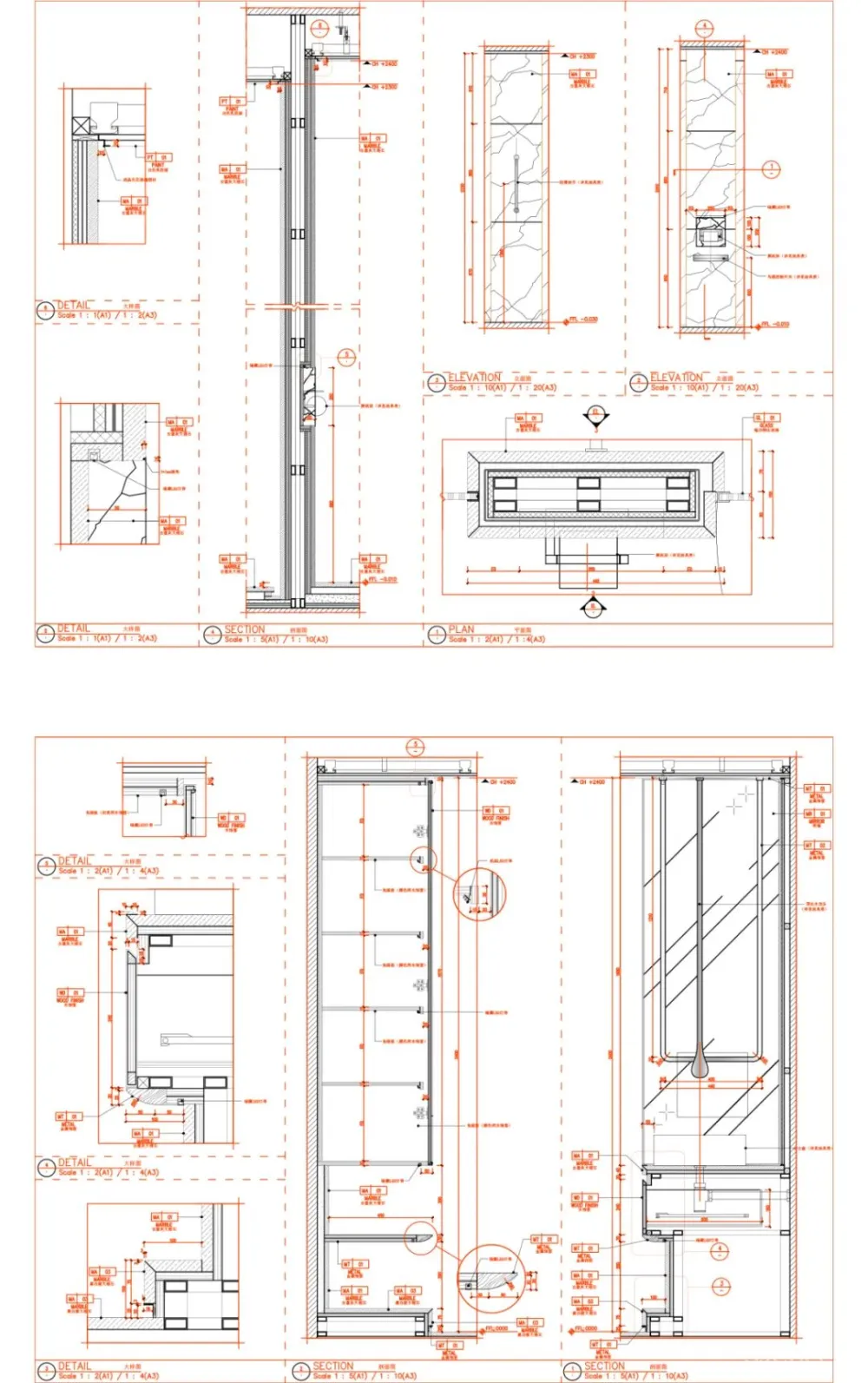卫生间人体工程学常用尺寸CAD+卫生间CAD节点大样+卫浴CAD动态图块(带遮罩)丨DWG格式丨18.5M