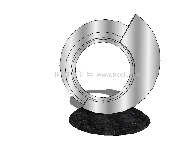 192个创意雕塑SU草图大师模型艺术小品中式石头石狮现代抽象雕塑丨SKP格式丨1.1G