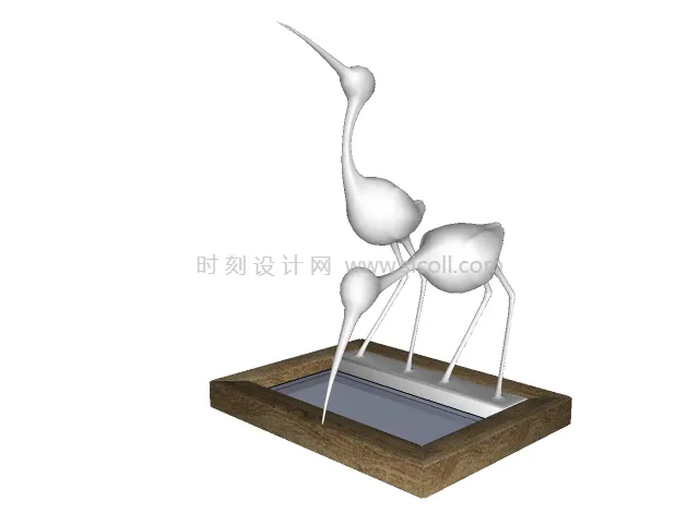 192个创意雕塑SU草图大师模型艺术小品中式石头石狮现代抽象雕塑丨SKP格式丨1.1G