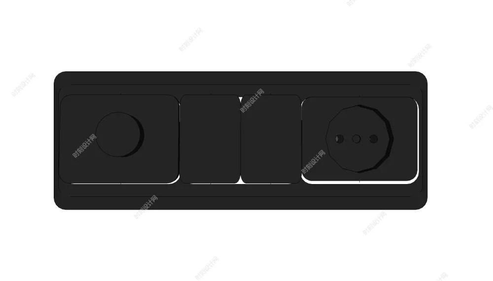 开关插座摄像头SU草图大师模型丨46个模型丨SKP+JPG丨50.81M