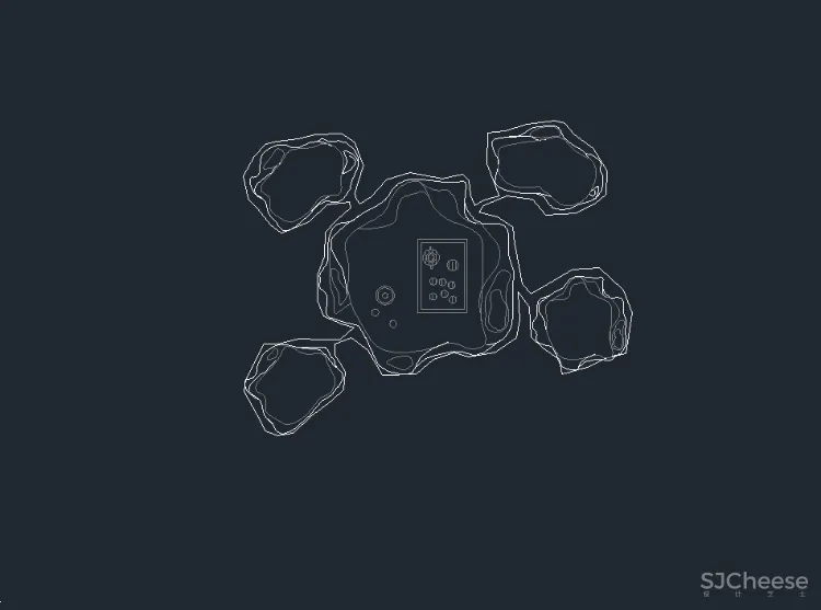 CAD动态图块图库合集丨平立面节点+字体填充家装家具工装室内设计素材