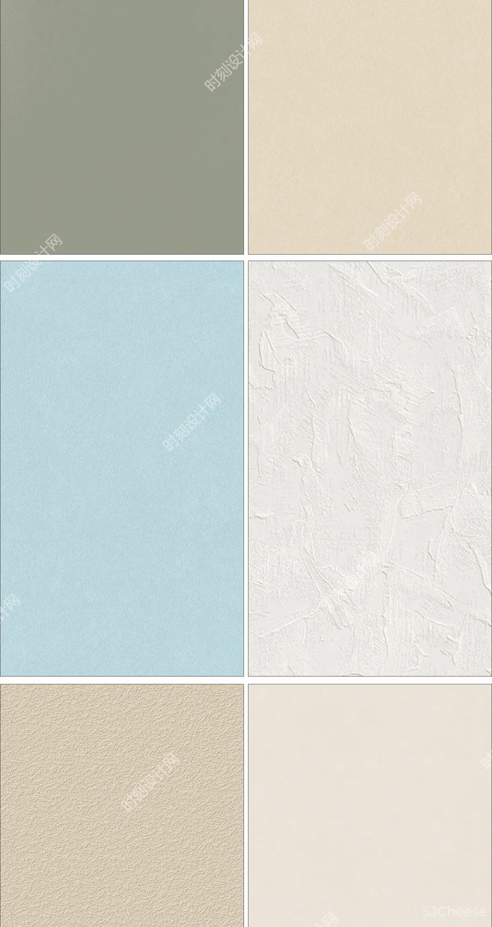 高清墙面涂料无缝贴图合集900张丨肌理漆微水泥艺术漆硅藻泥真石漆材质贴图库
