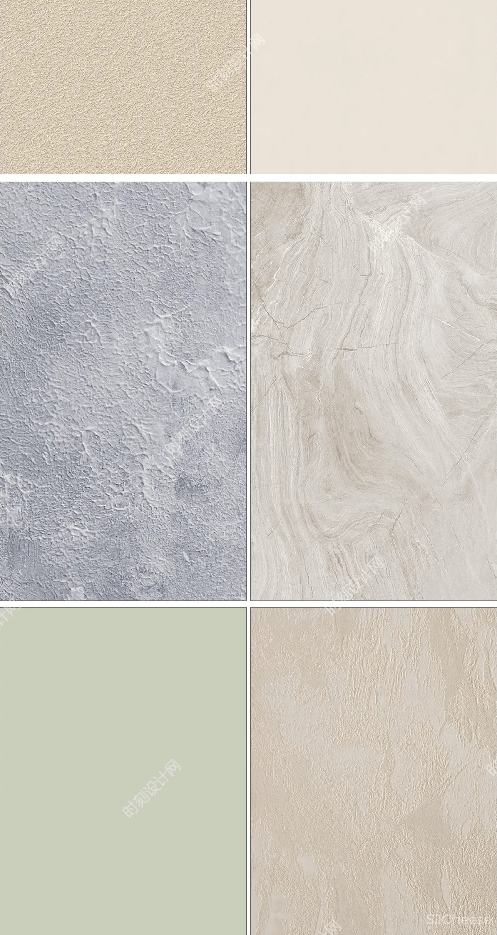 高清墙面涂料无缝贴图合集900张丨肌理漆微水泥艺术漆硅藻泥真石漆材质贴图库