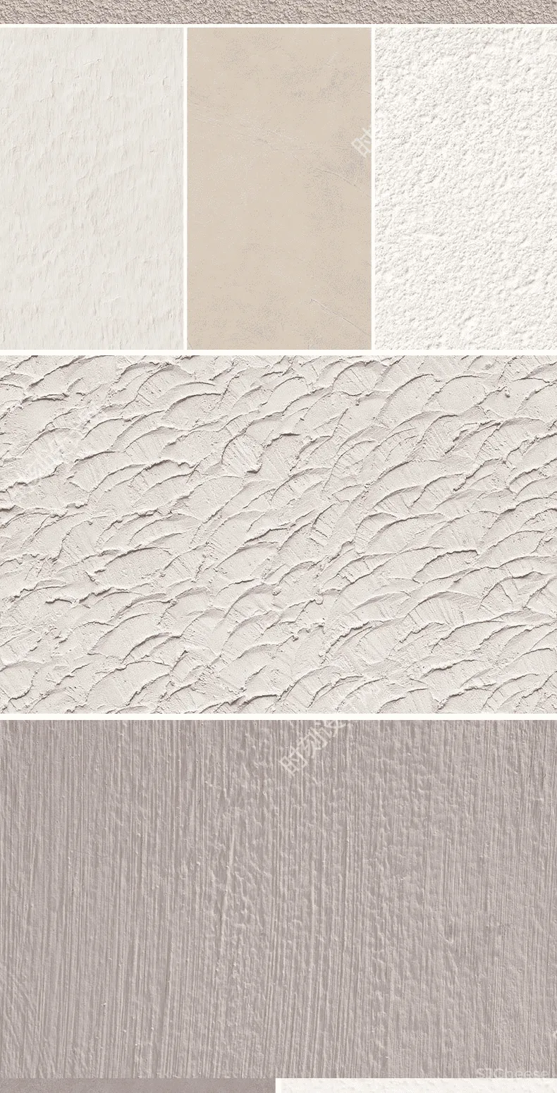 高清墙面涂料无缝贴图合集900张丨肌理漆微水泥艺术漆硅藻泥真石漆材质贴图库