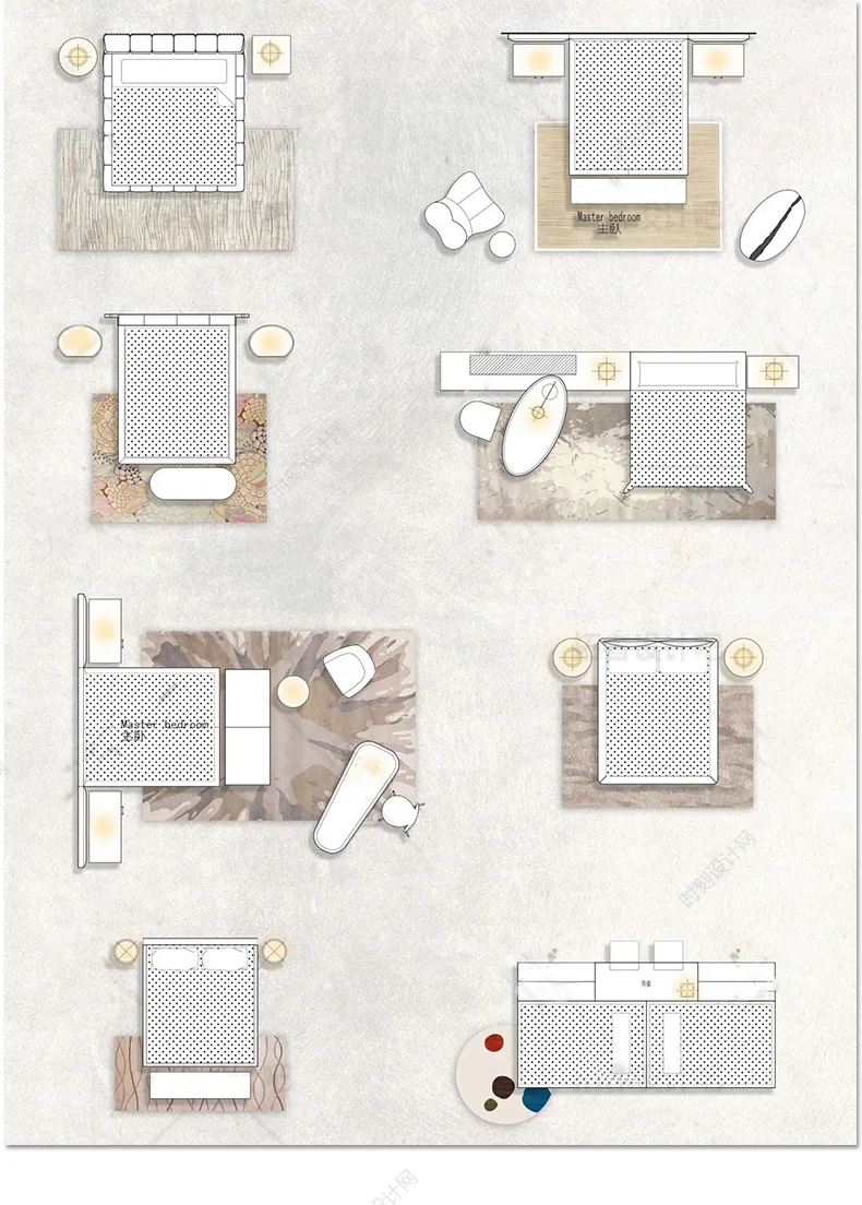网红cad家具图库室内设计丨意大利高端极简豪宅风格家具沙发组合模块图块丨DWG丨1G