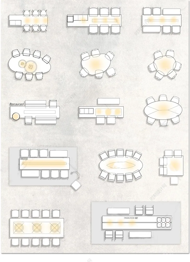 网红cad家具图库室内设计丨意大利高端极简豪宅风格家具沙发组合模块图块丨DWG丨1G
