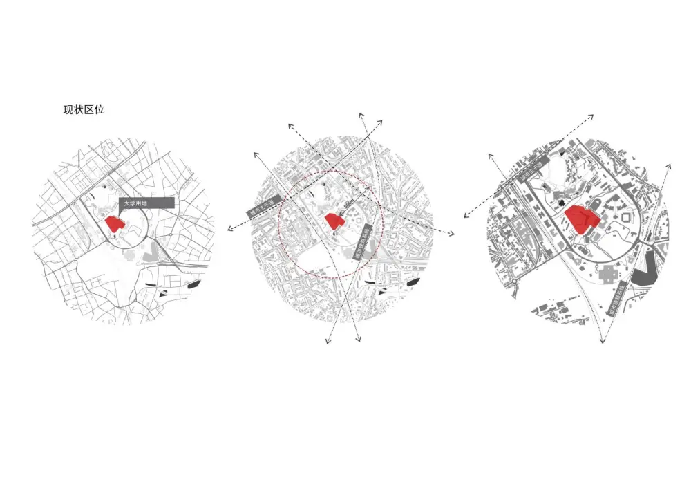 区位分析图PSD分层源文件园林景观建筑前期人文地理地块竞赛风设计素材丨52套PSD格式丨4G