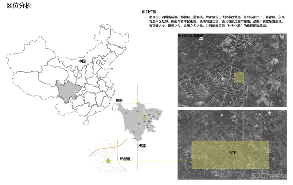 区位分析图PSD分层源文件园林景观建筑前期人文地理地块竞赛风设计素材丨52套PSD格式丨4G